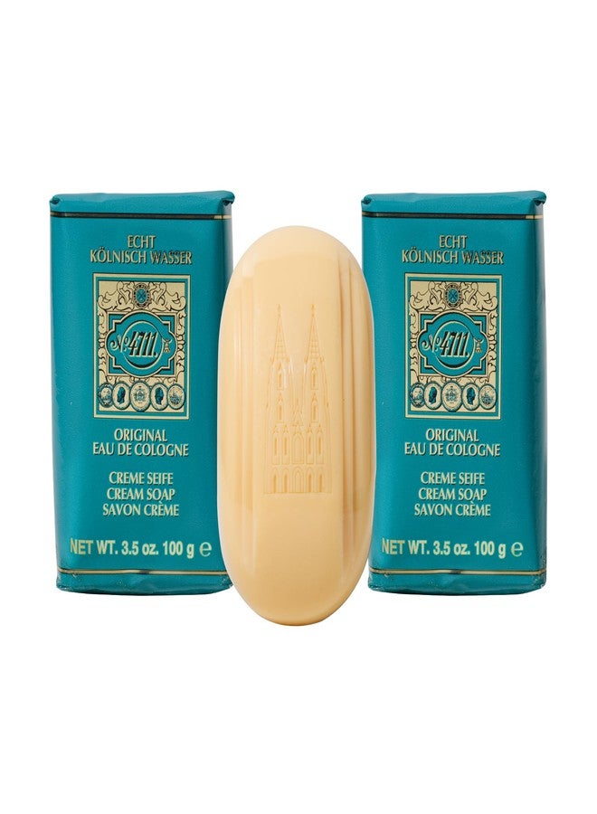 4711 by Muelhens for Men and Women: CREAM SOAP 3.5 OZ (BOX OF 3) - Image 1